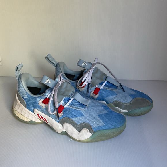 Adidas Trae Young 1 Icee Blue Basketball Shoes Size 10.5 Men - Picture 6 of 10